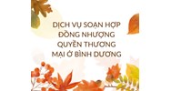 Dịch vụ soạn hợp đồng nhượng quyền thương mại ở Bình Dương