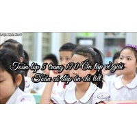 Toán lớp 5 trang 170 Ôn tập về giải Toán có đáp án chi tiết