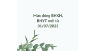 Mức đóng bảo hiểm xã hội và bảo hiểm y tế theo quy định mới