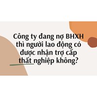 Công ty đang nợ BHXH thì người lao động có được nhận trợ cấp thất nghiệp không?