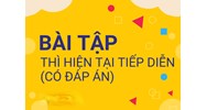 Bài tập thì hiện tại tiếp diễn Tiếng anh lớp 6 có đáp án