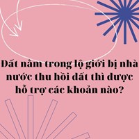 Đất nằm trong lộ giới bị nhà nước thu hồi đất thì được hỗ trợ các khoản nào?