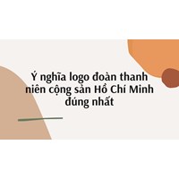 Ý nghĩa logo đoàn thanh niên cộng sản Hồ Chí Minh đúng nhất