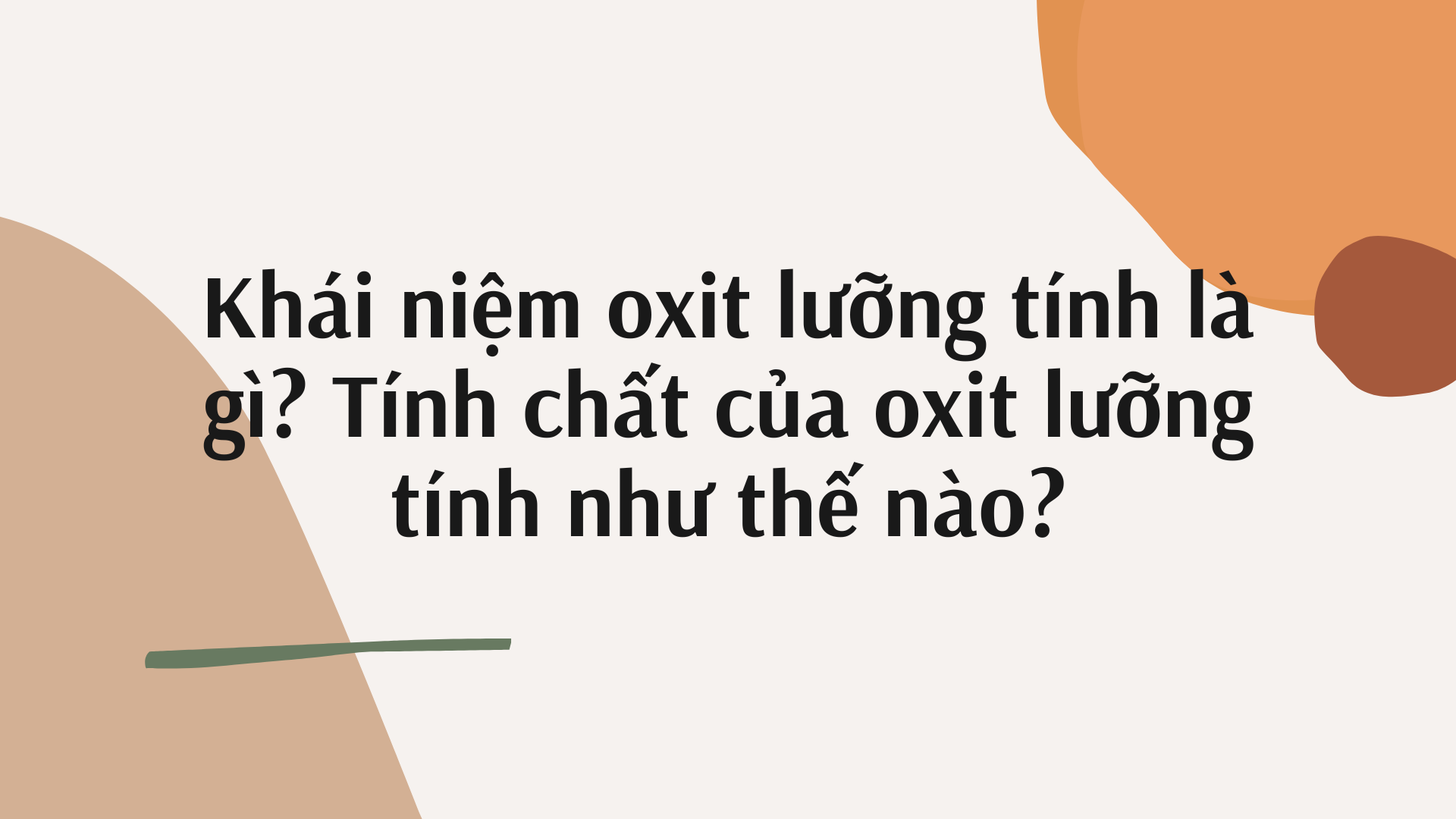 Oxit Lưỡng Tính Là Gì? Tìm Hiểu Chi Tiết Về Các Tính Chất Và Ứng Dụng Của Oxit Lưỡng Tính