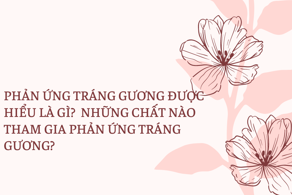 Phản ứng tráng gương được hiểu là gì? Những chất nào tham gia phản ứng ...