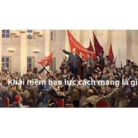 Khái niệm bạo lực cách mạng được hiểu là gì?