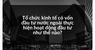 Tổ chức kinh tế có vốn đầu tư nước ngoài thực hiện hoạt động đầu tư như thế nào?