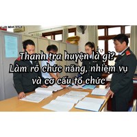 Thanh tra huyện là gì? Làm rõ chức năng, nhiệm vụ và cơ cấu tổ chức?