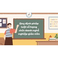 Quy định pháp luật về hạng chức danh nghề nghiệp giáo viên