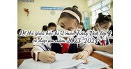 Đề thi giữa học kì 2 môn Tiếng Việt lớp 4 có đáp án chi tiết