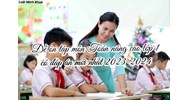 Đề ôn tập môn Toán nâng cao lớp 1 có đáp án mới nhất