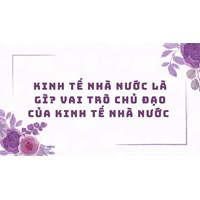 Kinh tế nhà nước là gì? Vai trò chủ đạo của kinh tế nhà nước