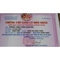 Mẫu đơn xin học giáo lý hôn nhân cho người chuẩn bị kết hôn