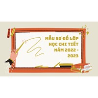 Mẫu sơ đồ lớp học chi tiết nhất áp dụng năm 2024 - 2025