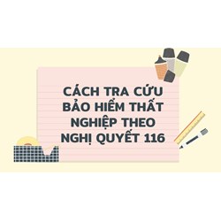 Cách tra cứu bảo hiểm thất nghiệp theo Nghị quyết 116