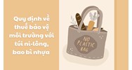 Quy định về thuế bảo vệ môi trường với túi ni-lông, bao bì nhựa
