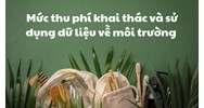 Mức thu phí khai thác và sử dụng dữ liệu về môi trường mới nhất