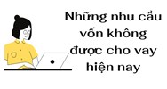 Những nhu cầu vốn không được cho vay hiện nay