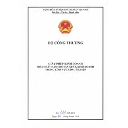 Điều kiện cấp Giấy chứng nhận đủ điều kiện sản xuất, kinh doanh hóa chất sản xuất, kinh doanh có điều kiện trong lĩnh vực công nghiệp