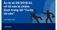 Án lệ số 29/2019/AL về tài sản bị chiếm đoạt trong tội “Cướp tài sản”