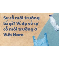 Sự cố môi trường là gì? Ví dụ về sự cố môi trường ở Việt Nam