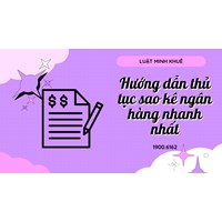 Hướng dẫn thủ tục sao kê ngân hàng nhanh nhất