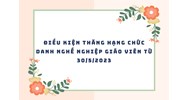 Điều kiện thăng hạng chức danh nghề nghiệp giáo viên theo quy định
