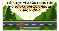 Có được yêu cầu cung cấp hồ sơ đất đai của người khác không?