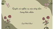 GDCD 9 bài 12: Quyền và nghĩa vụ của công dân trong hôn nhân