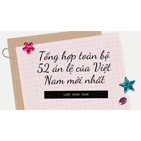 Tổng hợp toàn bộ 52 án lệ của Việt Nam mới nhất