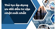 Quy trình áp dụng ưu đãi đầu tư thực hiện như thế nào?