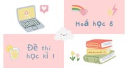 Đề thi học kì 1 môn Hóa học lớp 8 có đáp án mới nhất
