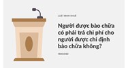 Người được bào chữa có phải trả chi phí cho người được chỉ định bào chữa không?