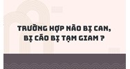Trường hợp nào bị can, bị cáo bị tạm giam ?