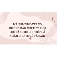 Mẫu 01-2/BK-TTS có hướng dẫn chi tiết Phụ lục bảng kê chi ti t cá nhân cho thuê tài sản