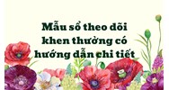 Mẫu sổ theo dõi khen thưởng có hướng dẫn chi tiết