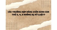 Các trường hợp đảng viên sinh con thứ 3, 4, 5 không bị kỷ luật?