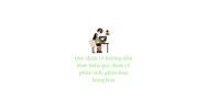 Quy định về hướng dẫn thực hiện quy định về phân tích, phân loại hàng hóa