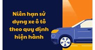 Niên hạn sử dụng xe ô tô theo quy định hiện hành là bao lâu?