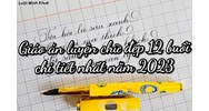 Giáo án luyện chữ đẹp 12 buổi chi tiết nhất