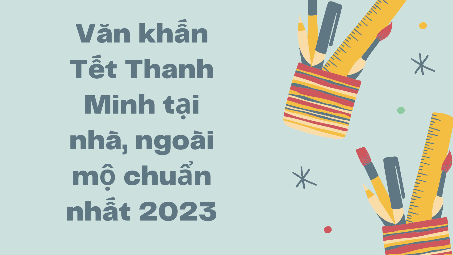 Văn khấn Tết Thanh Minh tại nhà, ngoài mộ chuẩn nhất năm 2024