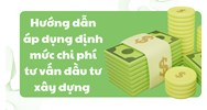 Hướng dẫn áp dụng định mức chi phí tư vấn đầu tư xây dựng
