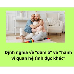 Định nghĩa về “dâm ô” và “hành vi quan hệ tình dục khác”