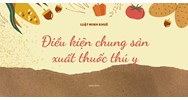Điều kiện chung sản xuất thuốc thú y