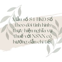 Mẫu số S4-HKD Sổ theo dõi tình hình thực hiện nghĩa vụ thuế với NSNN có hướng dẫn chi tiết