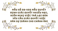Mẫu số 08-VDS Mẫu Quyết định giải quyết khiếu nại, kiến nghị việc trả lại đơn yêu cầu giải quyết việc dân sự (dành cho Chánh án)