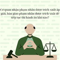 Cơ quan nhận phạm nhân được trích xuất áp giải, bàn giao phạm nhân được trích xuất để tiếp tục thi hành án khi nào?
