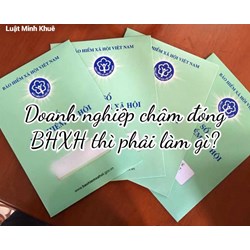 Doanh nghiệp chậm đóng BHXH thì phải làm gì?