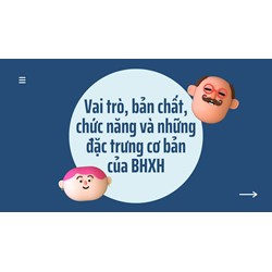 Vai trò, bản chất, chức năng và những đặc trưng cơ bản của BHXH