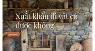 Xuất khẩu di vật có được không